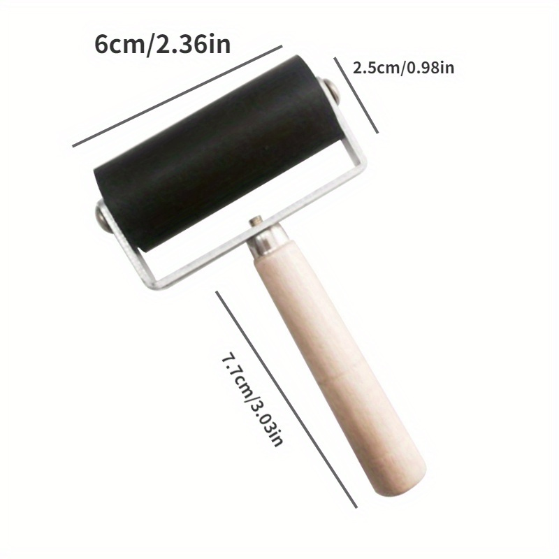 Drum Rubber Tool Brayer for Printing Ink & Embossing