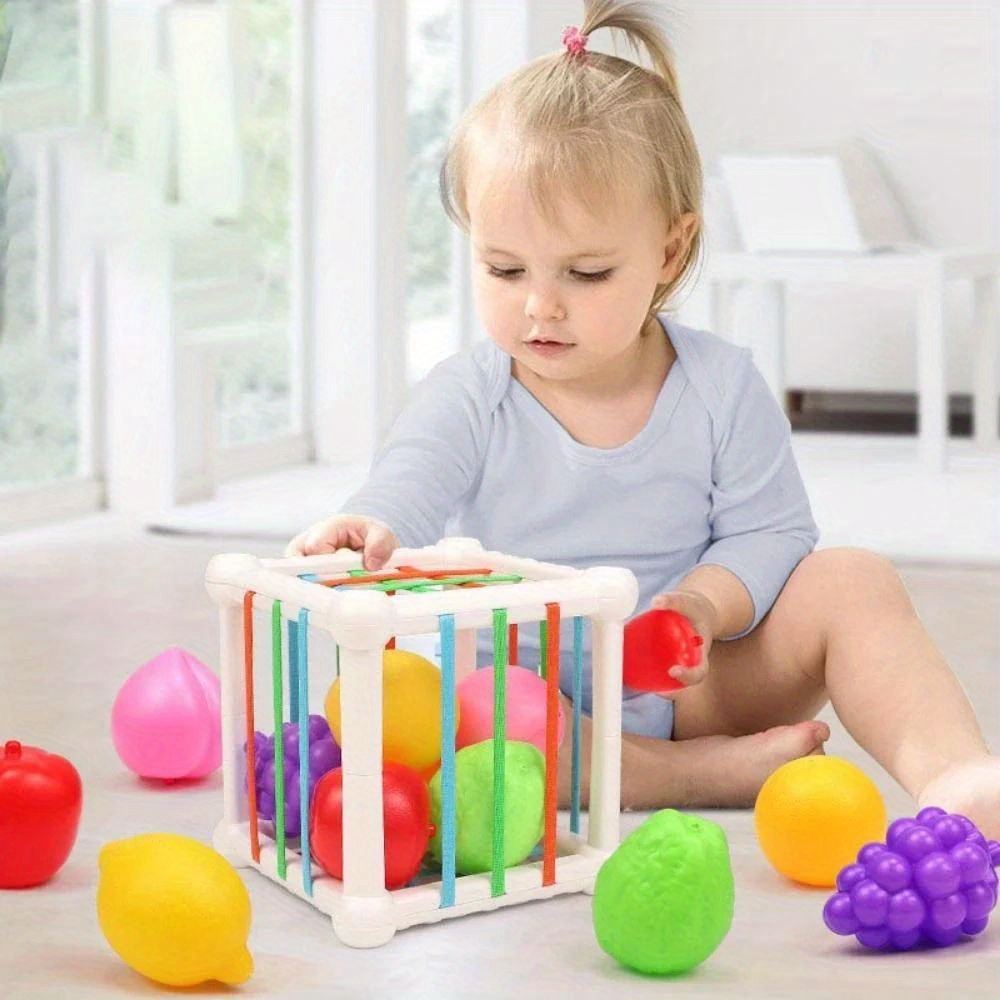 7pcs baby educational cube matching stacking toys colorful Temu