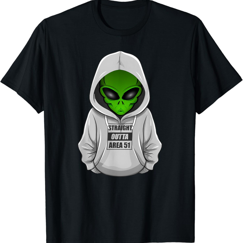 

Cool Alien Costume Hoodie Straight Outta T-shirt