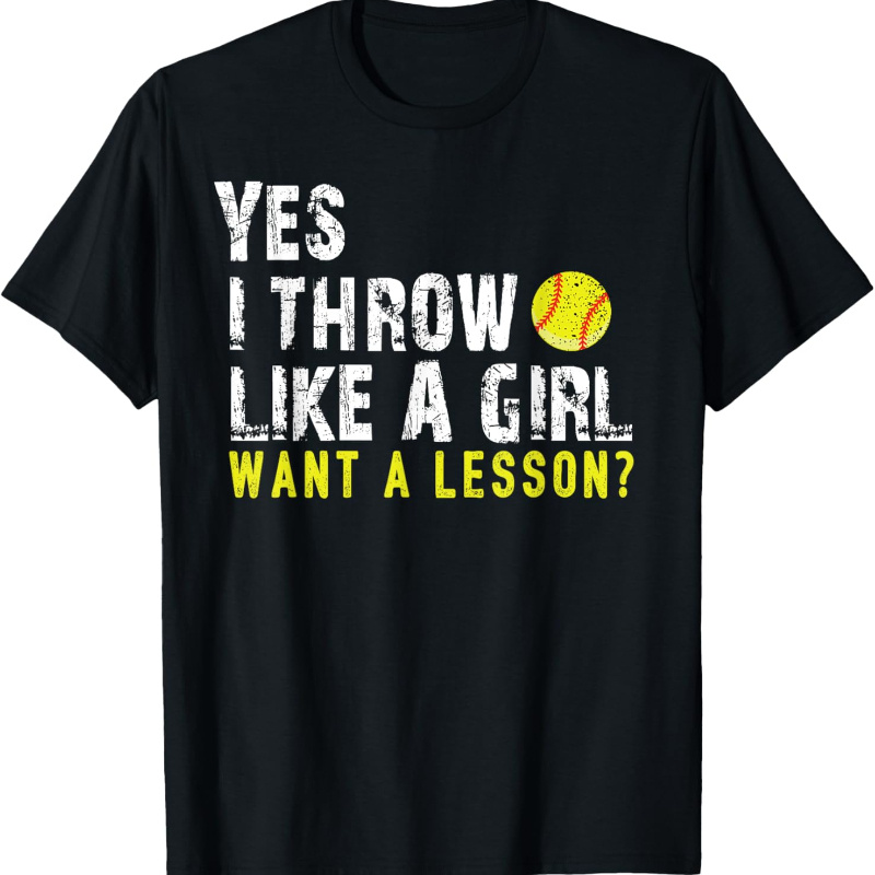 

Softball Shirts For Girls, Softball Tshirts For Women T-shirt