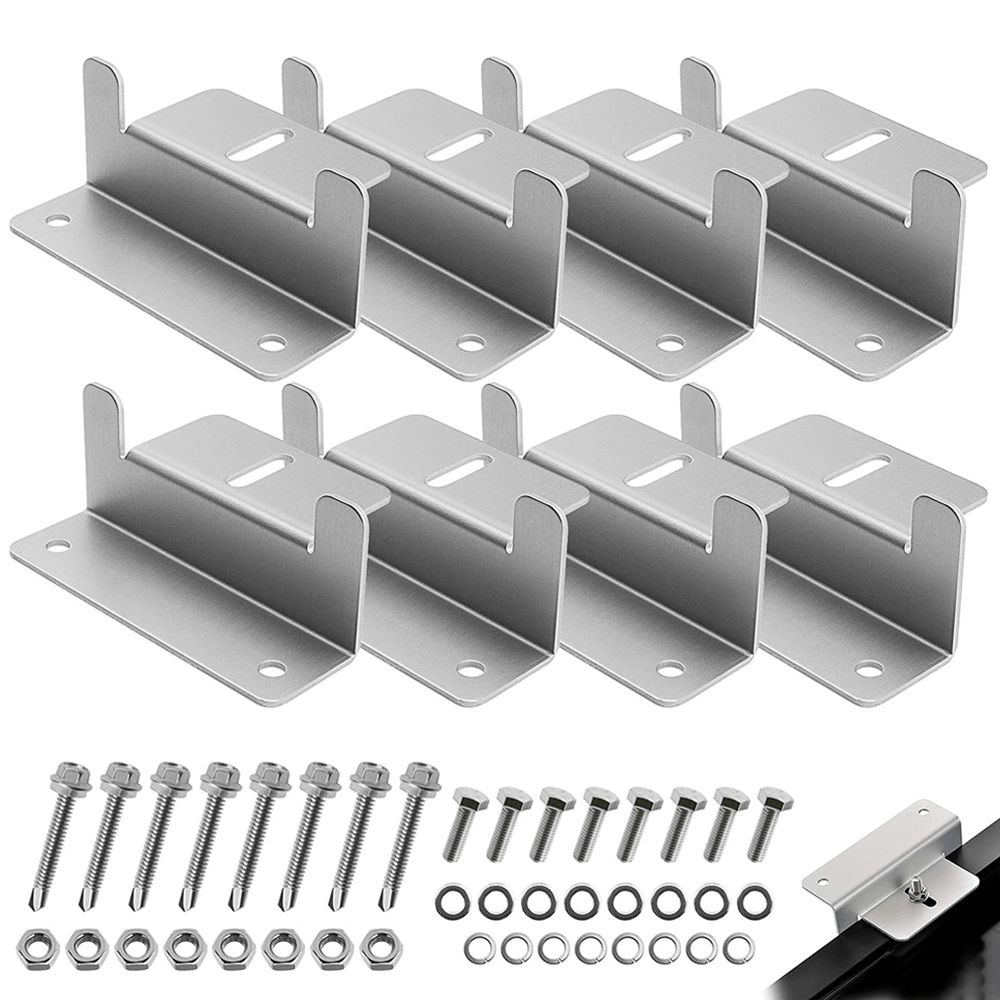 

8x Solarmodul Halterung Befestigung Aluminium Z Pv Solar Modul Halter