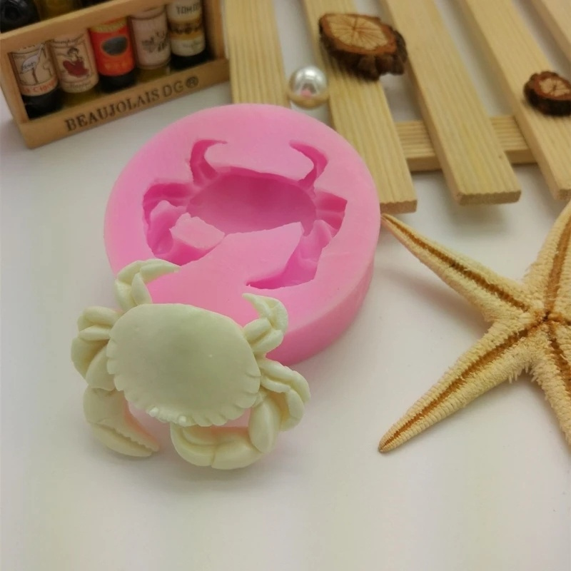 

1pc Crab-shaped Silicone Mold For Candles, Aromatherapy, Plaster Crafts & Handmade Soaps - Diy Crafting Tool