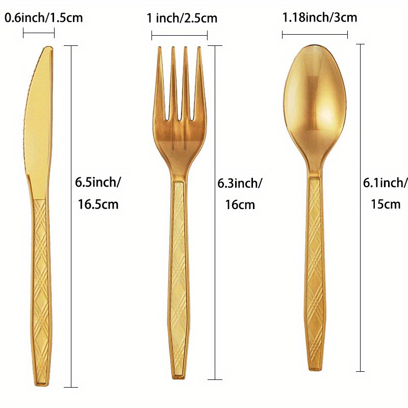 24 dona foydalanish uchun mo'ljallangan oziq-ovqat uchun to'plamlar bayramlar tug'ilgan kunlar partiyalari pichoq, vilkalar, qoshiqlar Halloween, Rojdestvo, Paskha, Yangi yil bayramlari uchun ideal tafsilotlar 1