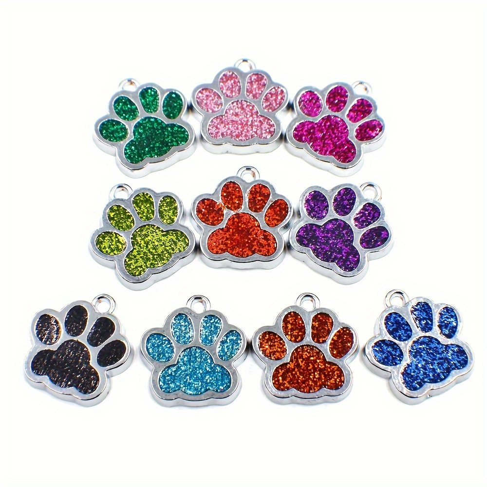 

12pcs Dog Id Set - Zinc Alloy, Pet For Collars & Accessories