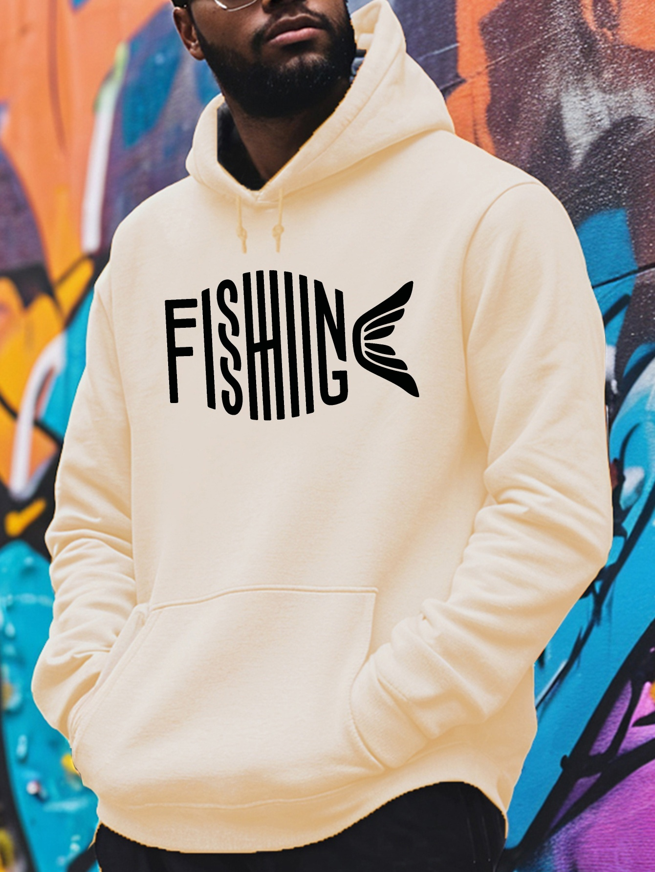 fishing youth autumn winter sweatshirt mens clothing free Temu