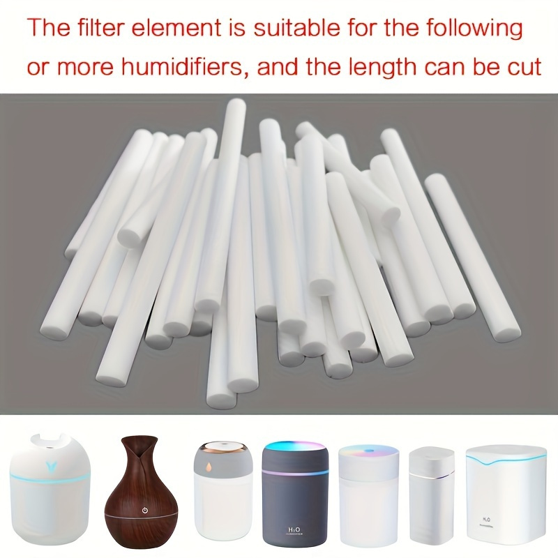 

20-pack Universal Humidifier Replacement Filters, Polyester Non-electric Air Freshener Sticks, Essential Oil Diffuser Refills, Compatible With Models