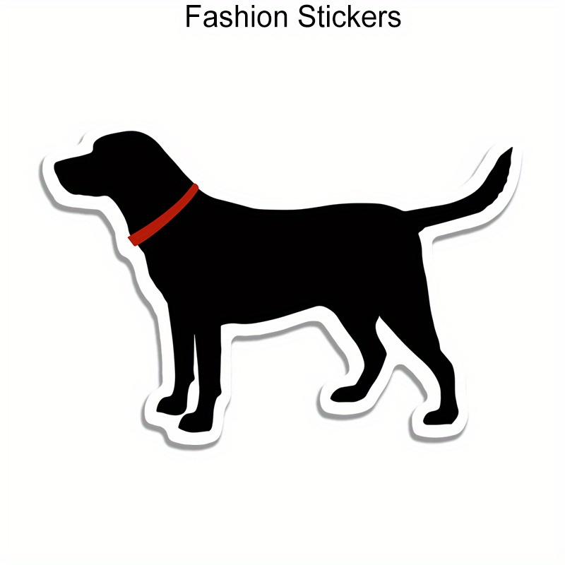 

Black Labrador Retriever Vinyl Decals - Matte Finish Dog Emblem For Car, Laptop, Water Bottle, Vehicle, Window, Wall, Plastic Surfaces - Self-adhesive, Single-use Auto & Multipurpose Decals