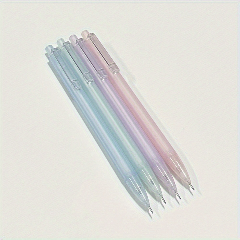 TEMU 4er-Set Ergonomische Druckbleistifte 0.5mm/0.7mm - Ideal für Kunst & Schreiben, - und Büromaterial mit Schreibtischhalter