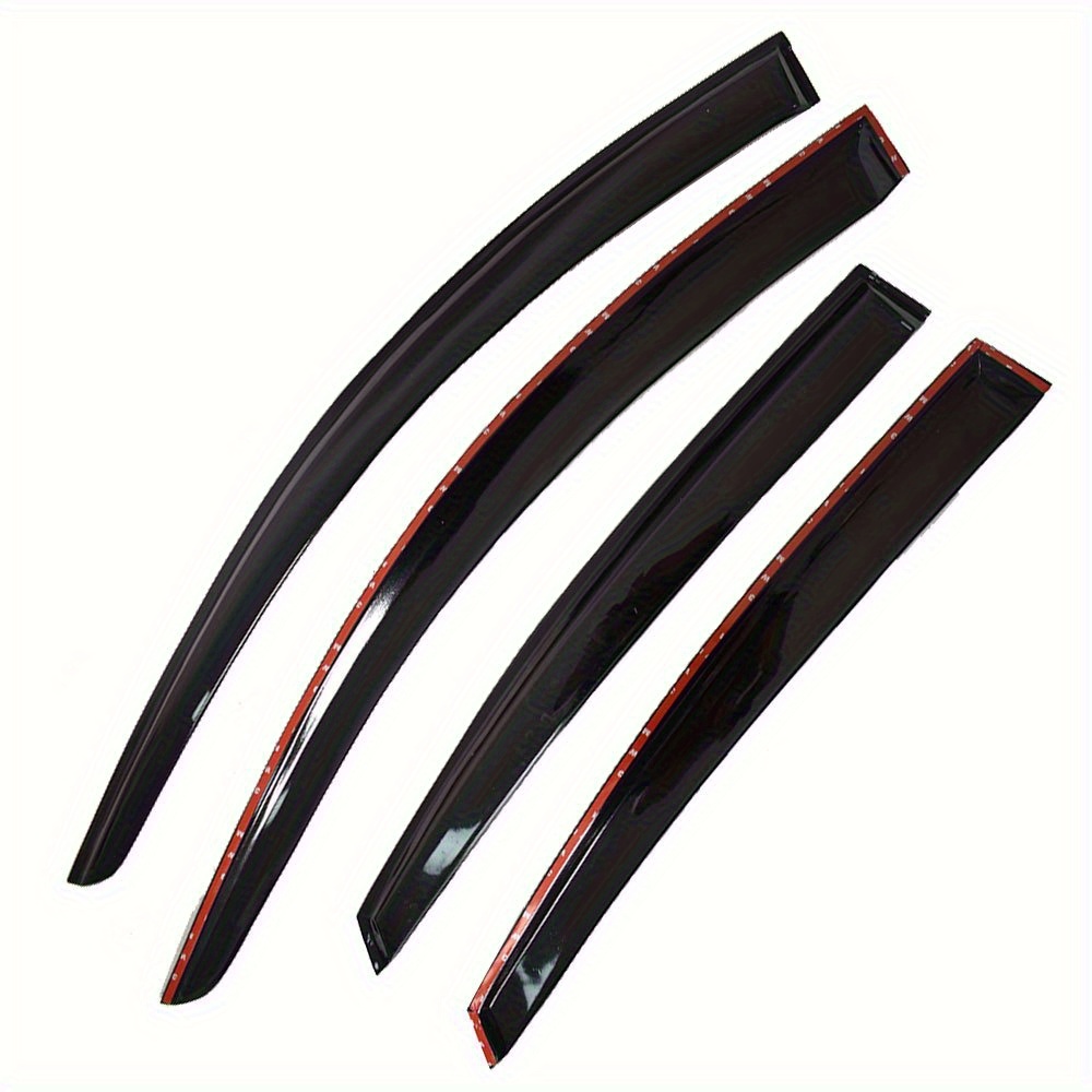 TEMU For 2013-2017 For Altima Sun Rain Shade Wind Deflector Smoked Window Visor