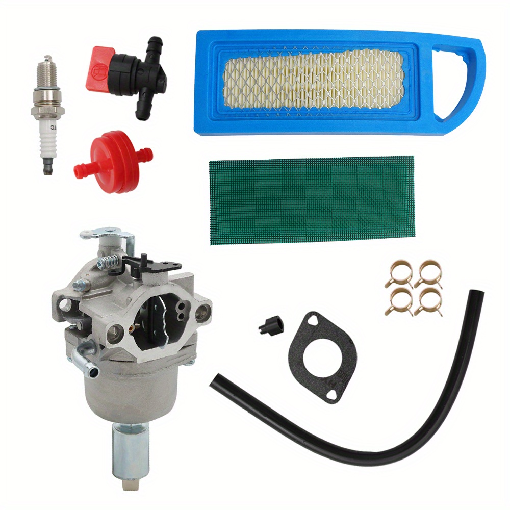TEMU 594593 Carburetor Kit With Spark Plug Replacement For 591731 593514 697141 697190 698445 791858 792358 31l777 Carb -21hp Engine
