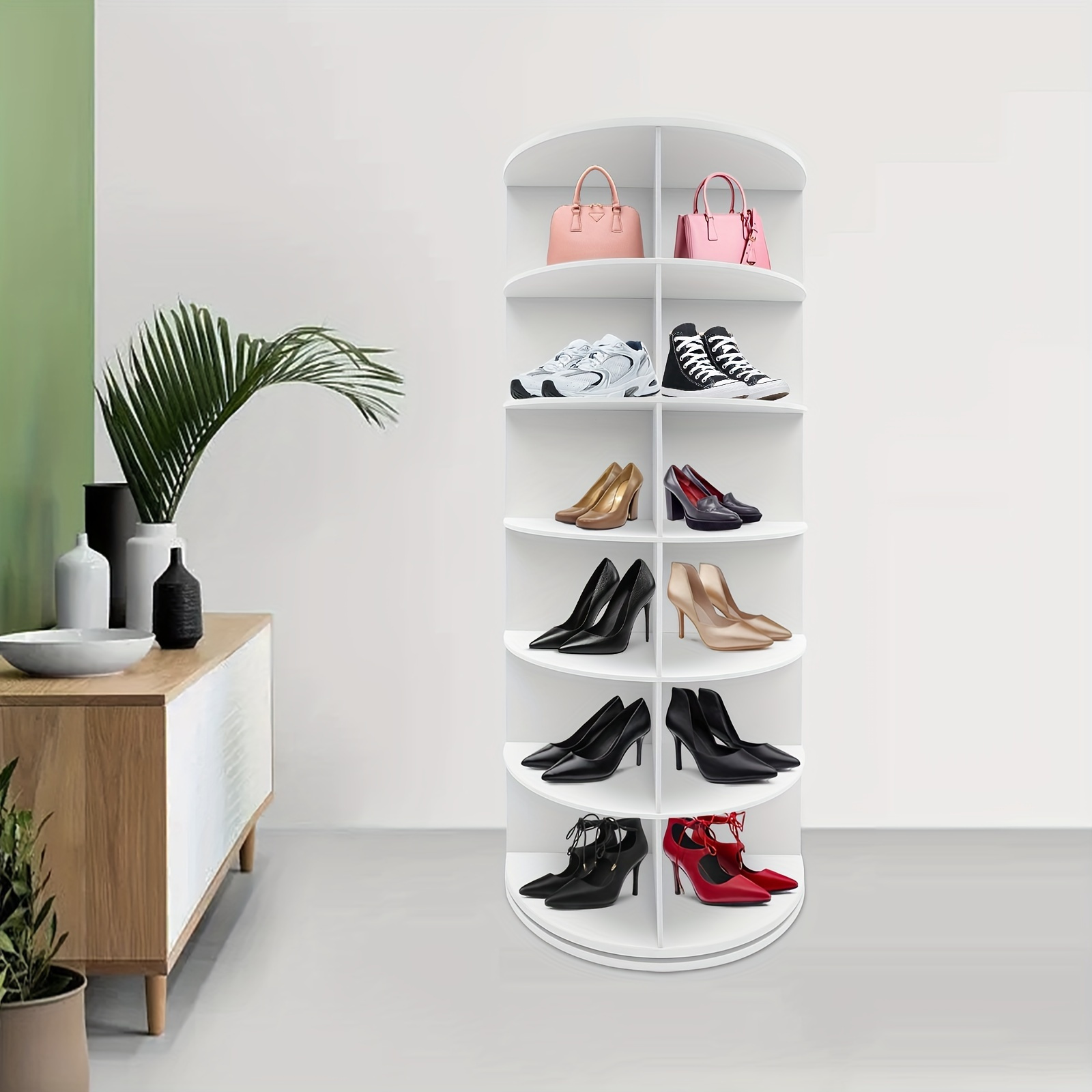 ning shoe rack/ swivel shoe rack multifunctional Temu Mauritius