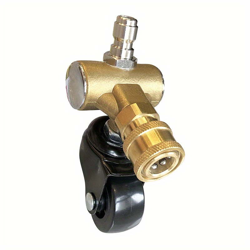 Image of 4000 Psi High-pressure Floor Cleaner With 360° Rotating Wheel And Quick Connect, - Portable Vehicle Undercarriage Cleaner, Easy To