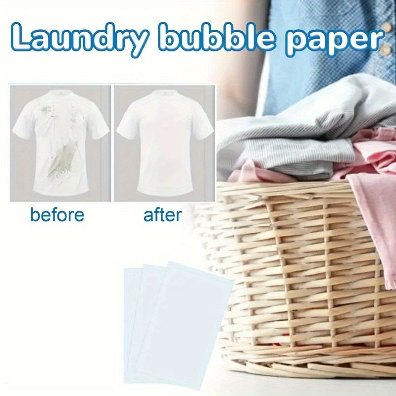 30 120 240 300pcs laundry tablets strong decontamination laundry detergent sheets underwear clothes cleaning detergent laundry bubble paper for shops details 4