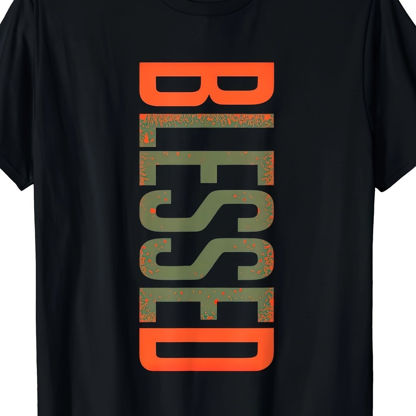 

Bless Army Sun Orange Color Matching T-shirt 220g