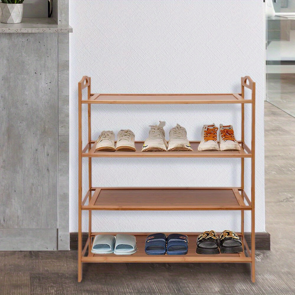 

4 Wood Entryway Storage Display Organizer