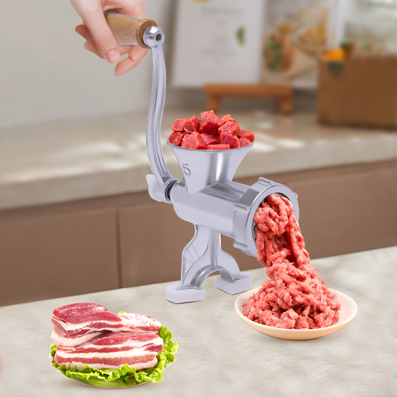 Manual Meat er Aluminum Alloy Food Mincer Temu