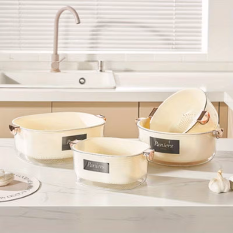multifunctional kitchen storage rack large capacity rotating holder with chopsticks container and seasoning box plastic material Product details 2