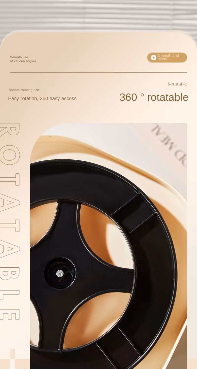 multifunctional kitchen storage rack large capacity rotating holder with chopsticks container and seasoning box plastic material Product details 10
