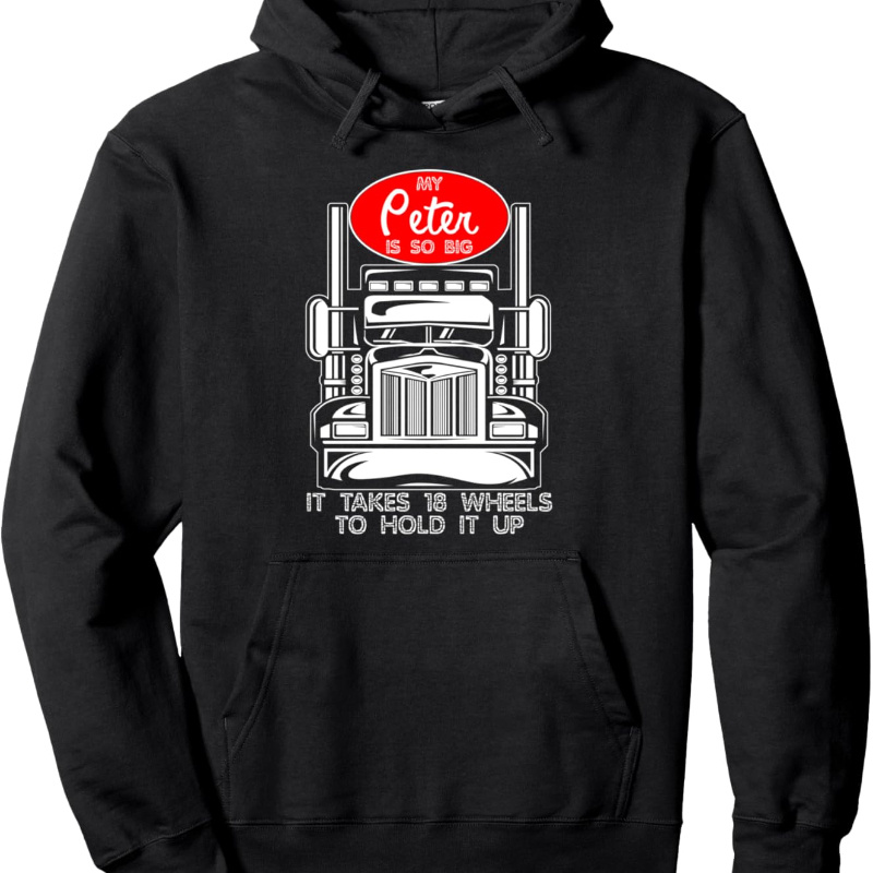 

Funny Trucker Trendy Cotton Hooded Sweatshirt, Street Style Sweatshirt, Crew Neck Sweatshirt, Ultra Soft, Breathable, 4 Seasons Casual Hooded Sweatshirt, Perfect For Daily Wear, Casual Outings