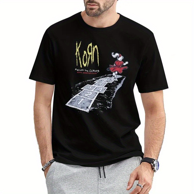 

Round Neck Authentic Korn Follow T-shirt