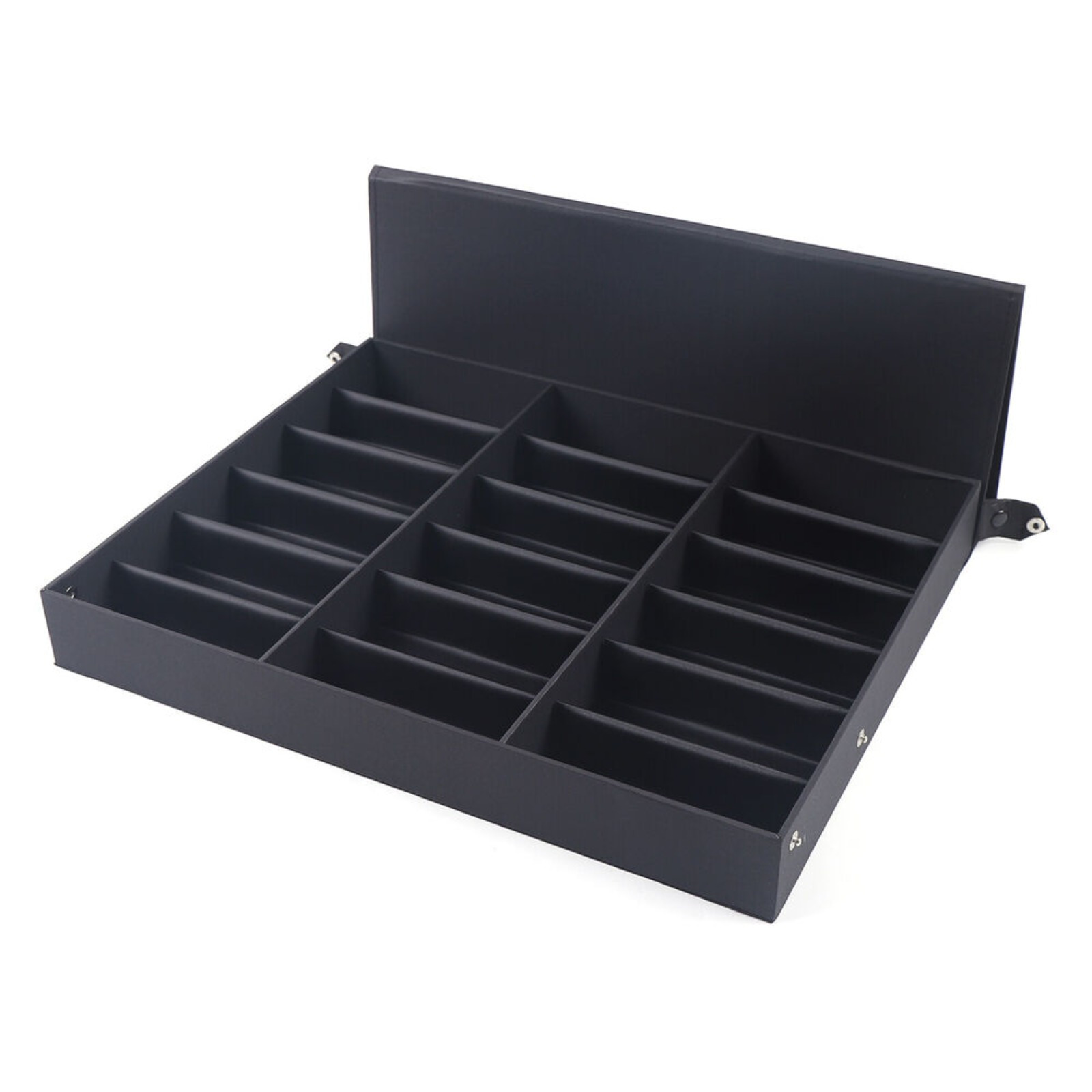 

18 Slot Sunglass Eyeglass Storage Box Glasses Display Case Organizer Collector