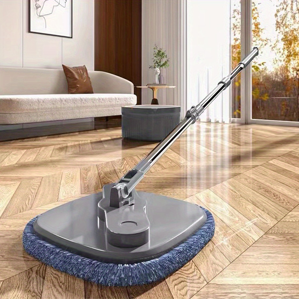 2pcs rotating mop with bucket hand wash free easy clean automatic sewage water purification system ideal for hardwood tile marble floors bedroom use hard floor cleaner rotating mop design sturdy mop bucket ceramic tiles mop bucket details 4