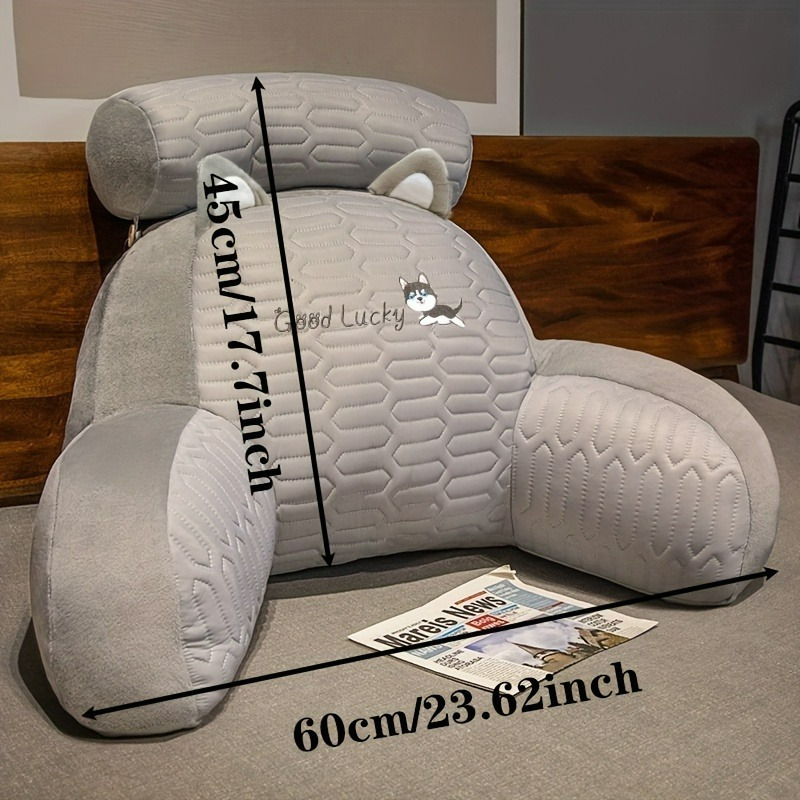 

[top-] & Backrest - For Bed, Sofa, Office Chair & Car Use