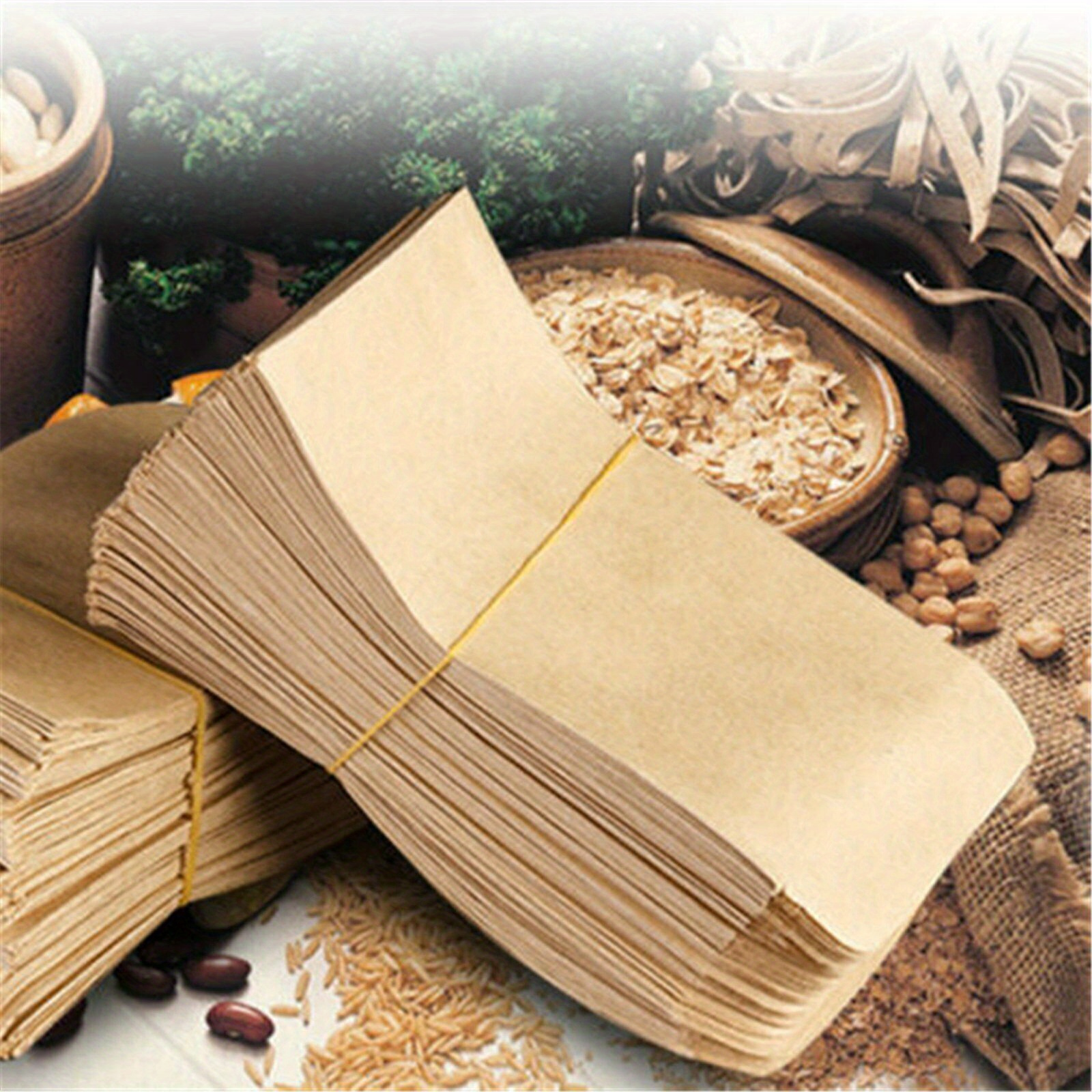 TEMU 1000pcs Seed Envelopes Blank Paper Brown Seed Bag Seed Pocket Storage Pouch