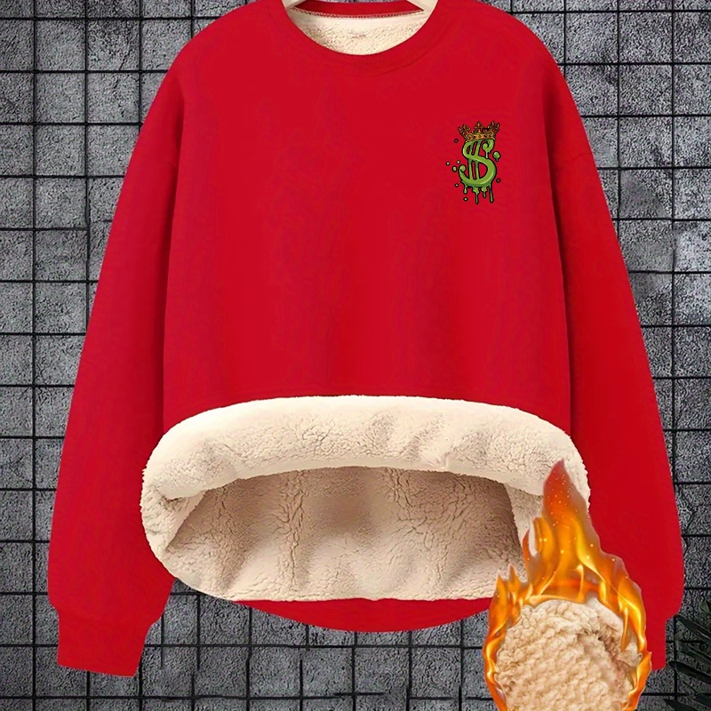 

Fleece-lined Sweatshirt - & , For Fall/, Plus Size