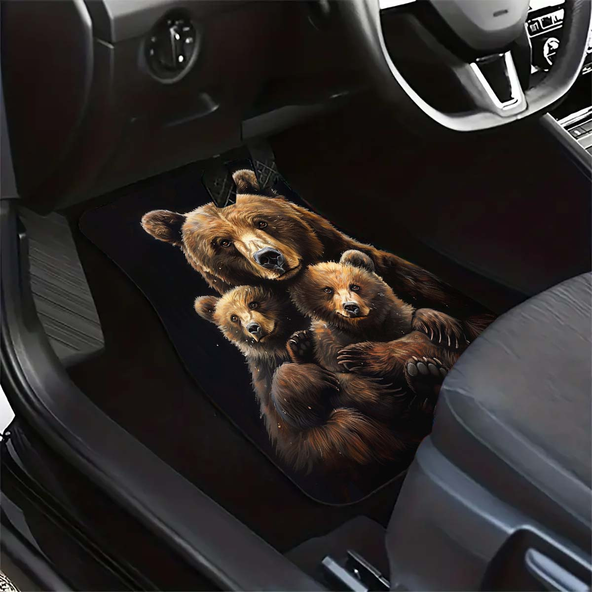 

Car Floor Mats - Polyester, & Rear Set For Auto Accessories