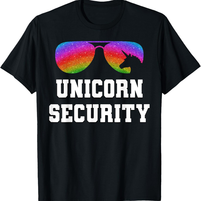 

Dad Mom Adult Unicorn T-