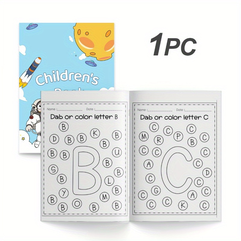 1pc A Creative Coloring Adventure: Discover The Letters In Our Alphabet Book Series