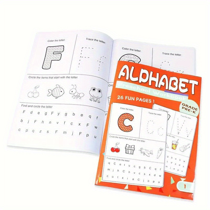 1pc Nurturing Intelligence: Engaging Children with Alphabet Books for Cognitive Development