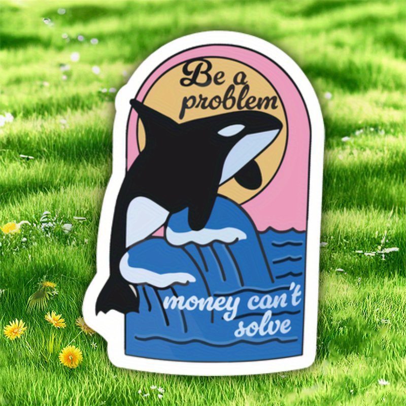 

A Money Problem" Vinyl Sticker - Cars, Laptops & Water Bottles, Ideal For 14+