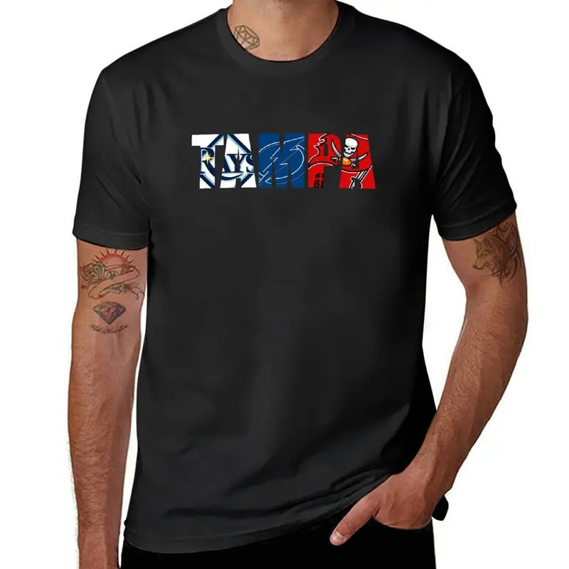 

Tampa Sports Team Baseball T-shirt Summer Tops Graphics Cute Clothes Mens Workout Shirts