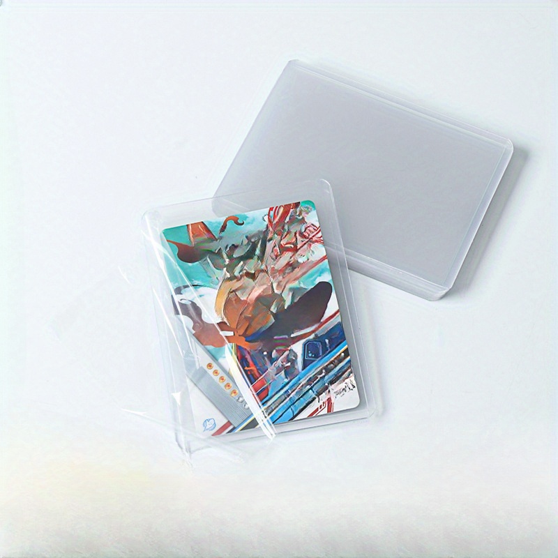 are trading card sleeves pvc free Amazon.com: 500 Count Card Sleeves – Matte Clear Trading Card Sleeves,  Polypropylene (PP), Fit for MTG, TCG, Baseball, Football, and Game Cards  (Matte Clear) : Toys & Games