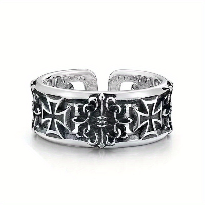 

New Retro Hip-hop Punk Style Opening Ring For Men