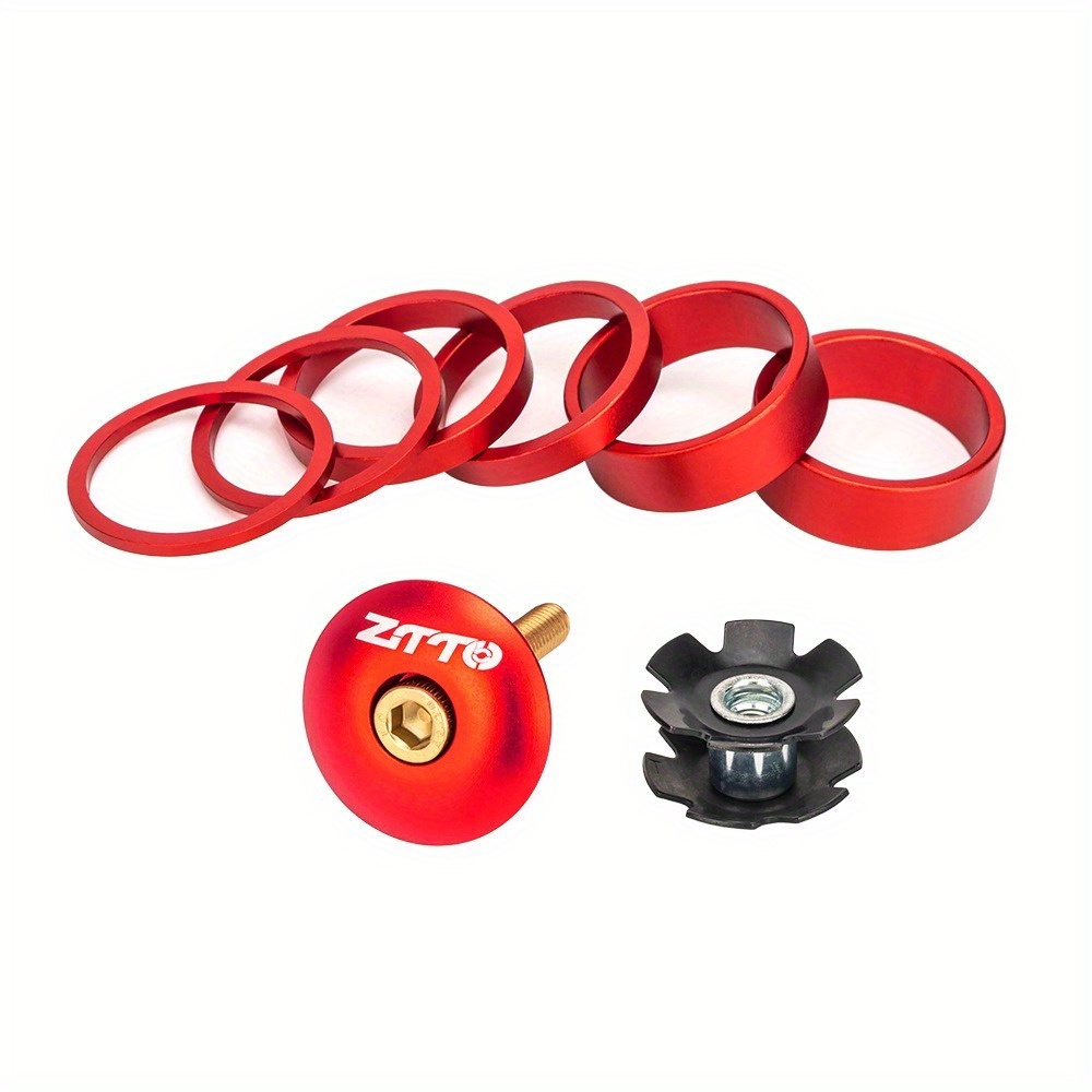 

Aluminum Alloy Bike Headset Spacer Set - , 28.6mm Stem & With Stainless Washer For Outdoor Cycling