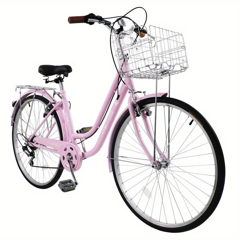 26in pink commuter bike 150 outdoors temu - Temu
