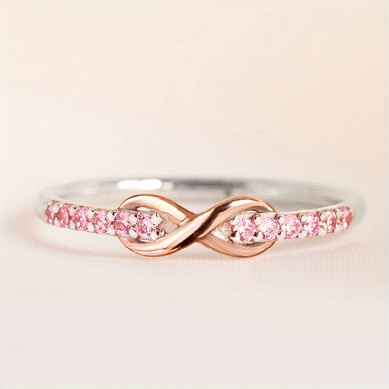 

Hot Sale Hot-selling Loop Row Cz Ring European And Ladies Ring Ring