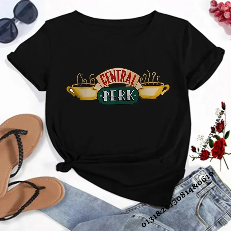 

T-shirt Friends Tv Show Women's T-shirt Friends Coffe Shop Shirts Cute Best Hipster Tops