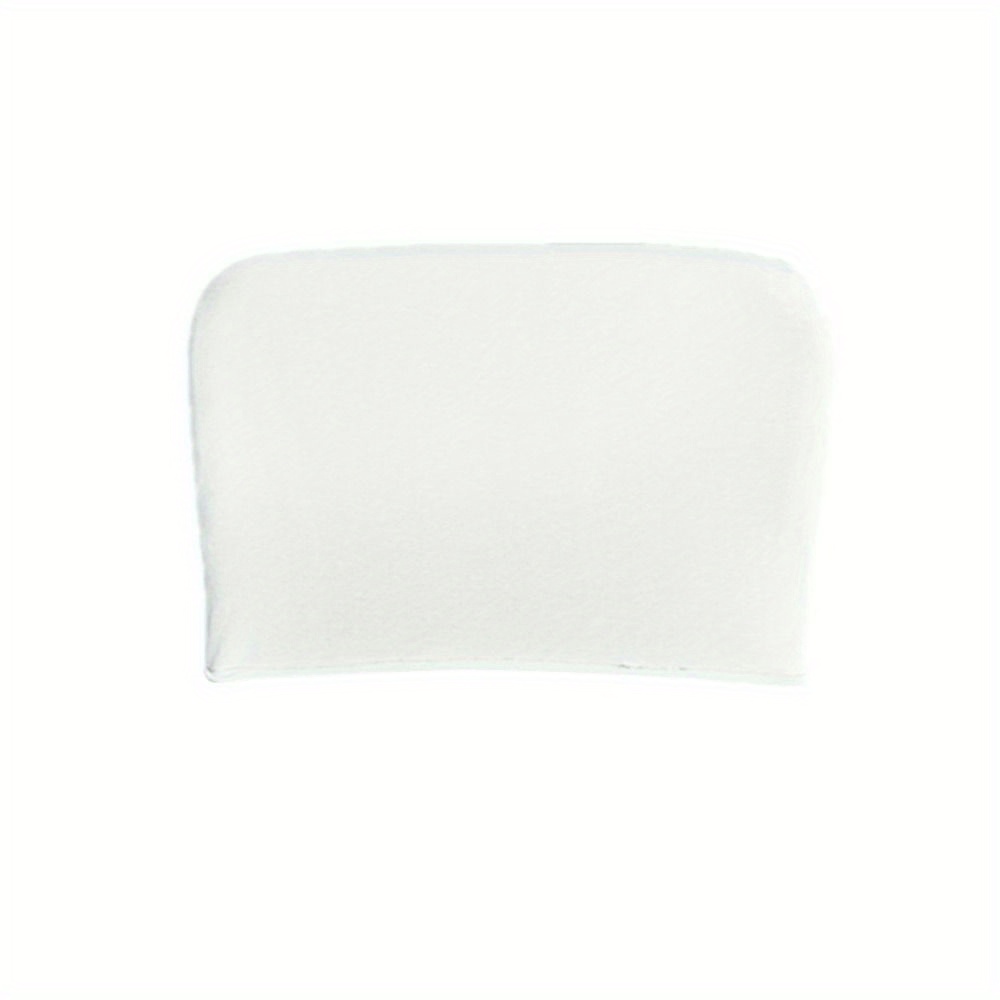 Image of 1pc Solid Color Stretchable Cover For Office Chair Backrest, Slipcover For Chair Back, Head Cover, And Back Sleeves