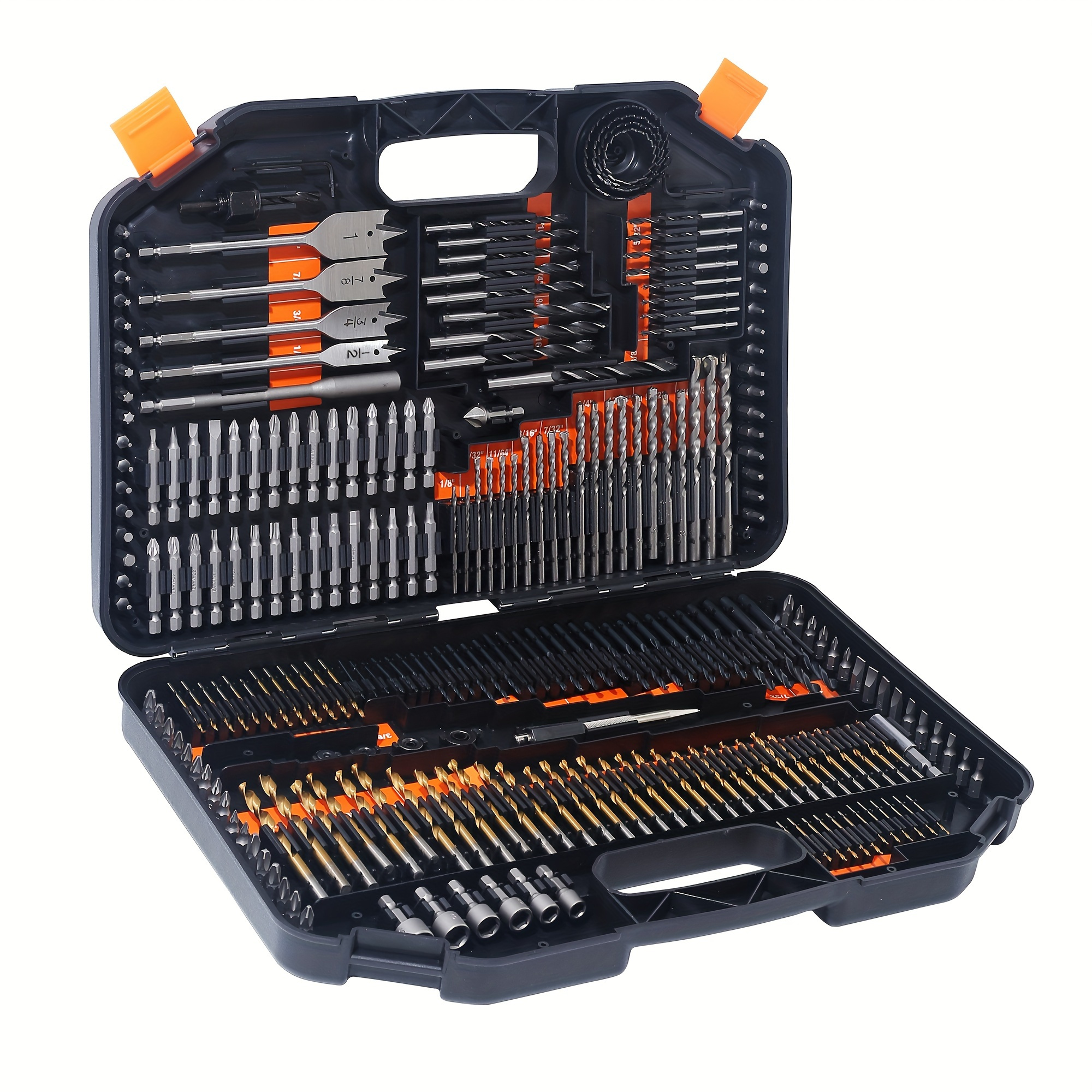 

Carbide Drill Bit Set And Allen Wrench Hex Drill Bits Tool Kit Organizer For Drive Masonry Drill Bit Set (246pcs)