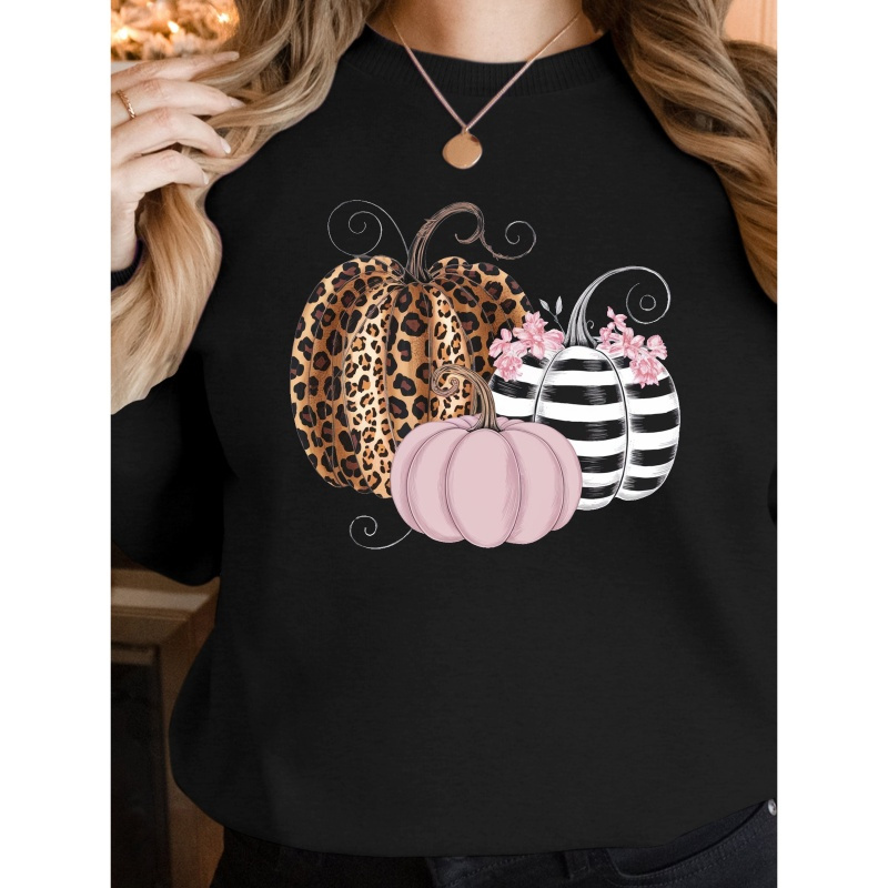 

Pumpkins Leopard Women's Sweatshirt
