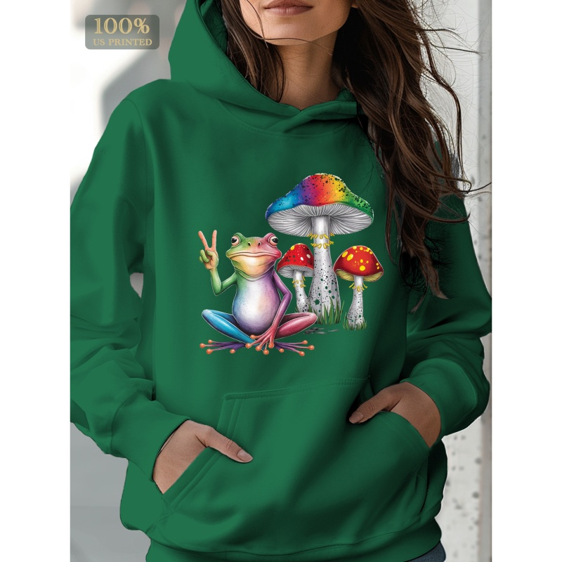 

Mushrooms Frog Women's Hoodie