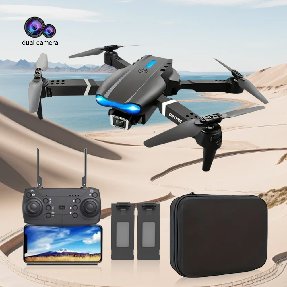 

Ourlife Hd Dual Camera Drone - 2024 Latest Foldable Quadcopter With App Control, Wifi Fpv, Includes Carrying Bag & 2 Batteries For Beginners