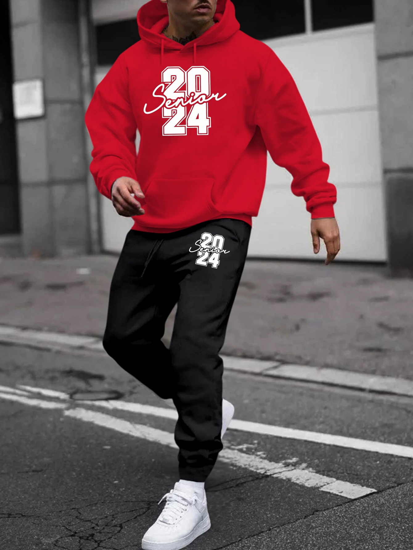 conjunto sudadera pantalones deportivos hombres 2024 traje Temu