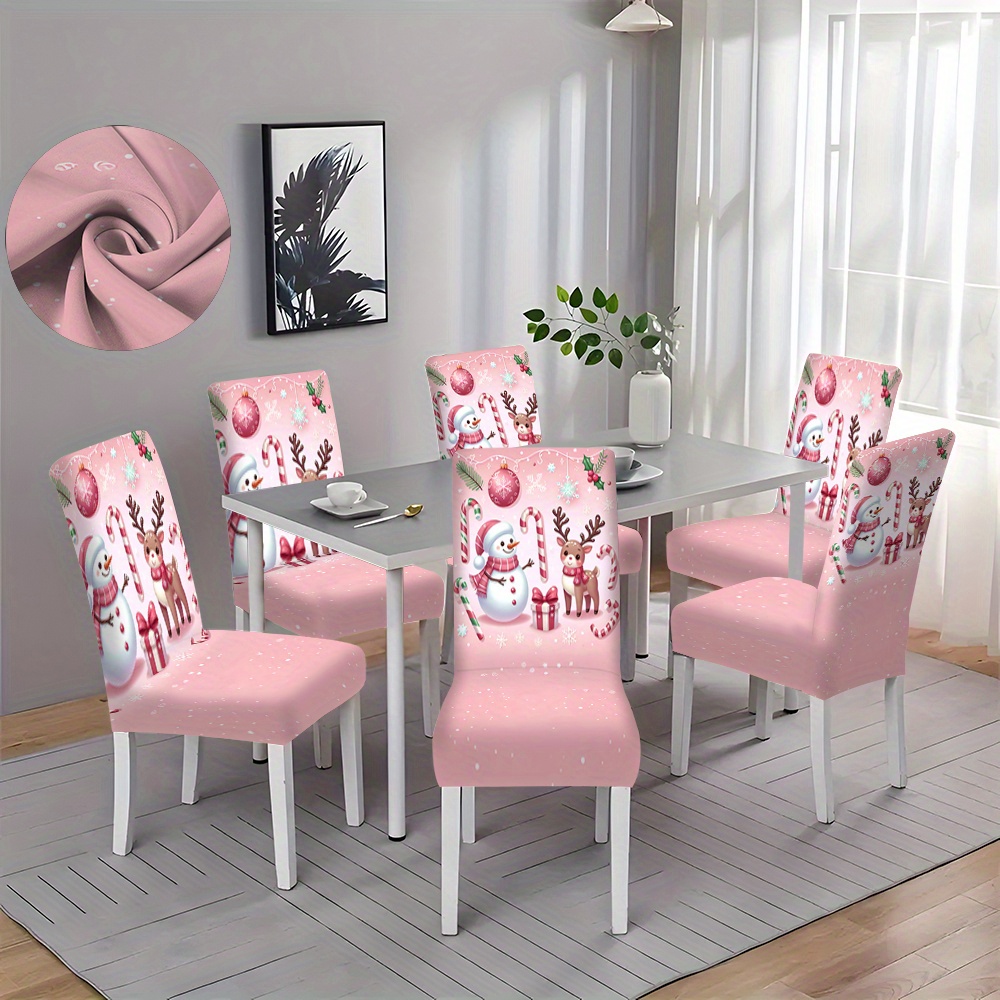 

(open) 2/4/6pcs Christmas Chair Covers, Mexican Style, Kitchen Dining Chair Covers, Home Dust Protection Cover, Suitable For Restaurant, Living Room, Office, Home Decoration