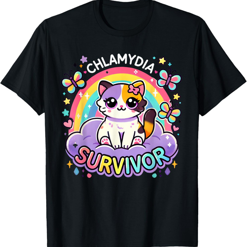 

Chlamydia Survivor Cat Funny Sarcastic For Men Adult