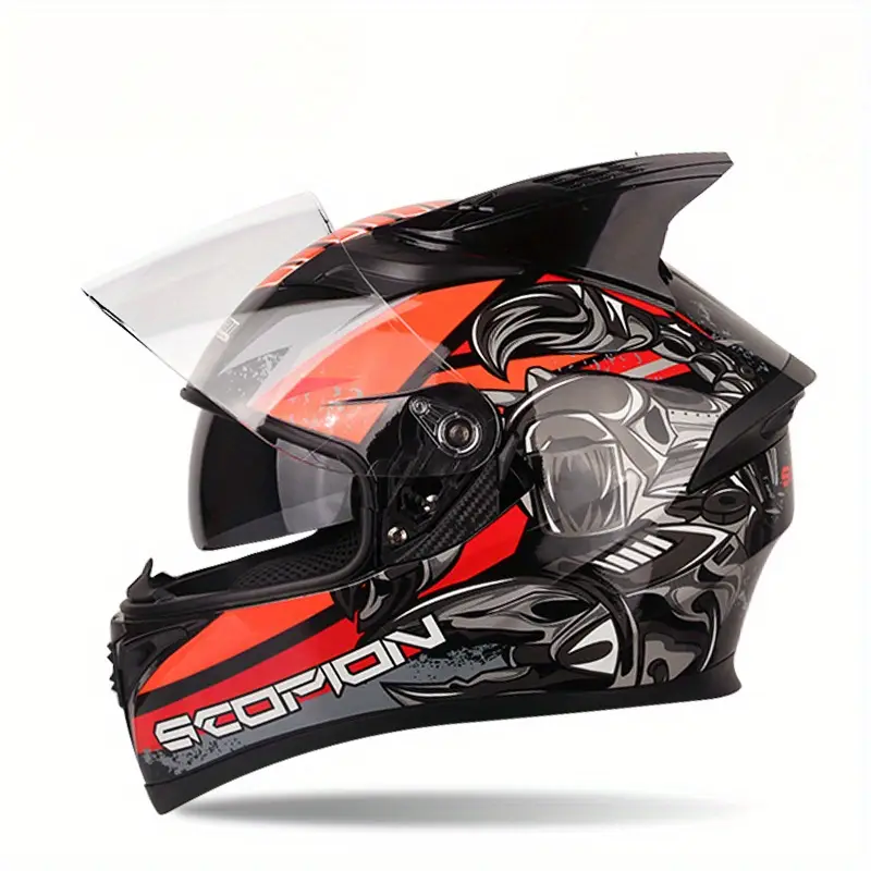 full face motorcycle helmet with horns Small Red - Accessory these Small Black Devil Horns are versatile and fun SPRING PARK 1Pair Motorcycle Helmet